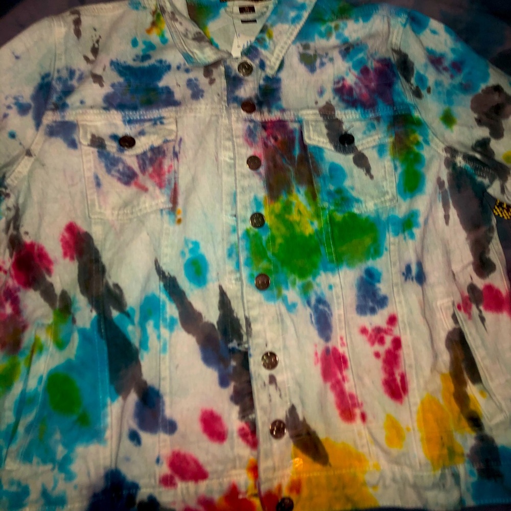 Jean jacket the dye